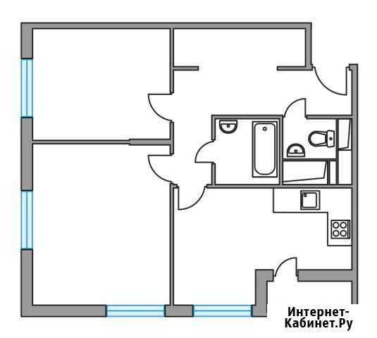 2-комнатная квартира, 49.7 м², 21/24 эт. на продажу в Одинцово Одинцово - изображение 1