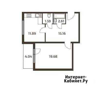 1-комнатная квартира, 53 м², 3/3 эт. на продажу в Токсово Токсово