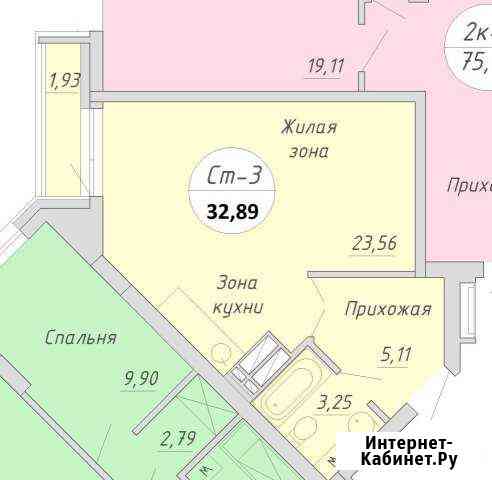 1-комнатная квартира, 33 м², 4/17 эт. на продажу в Новосибирске Новосибирск