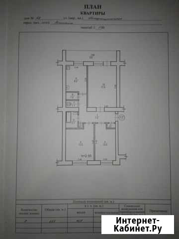 3-комнатная квартира, 67.5 м², 3/4 эт. на продажу в Евпатории Евпатория - изображение 1