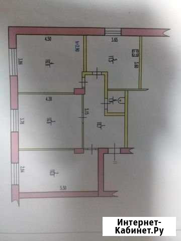 Комната 16.9 м² в 3-ком. кв., 2/2 эт. на продажу в Вышнем Волочке Вышний Волочек - изображение 1