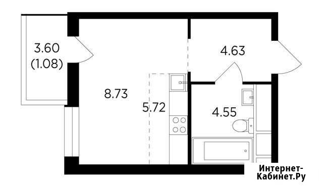 1-комнатная квартира, 24.7 м², 9/25 эт. на продажу в Одинцово Одинцово - изображение 1