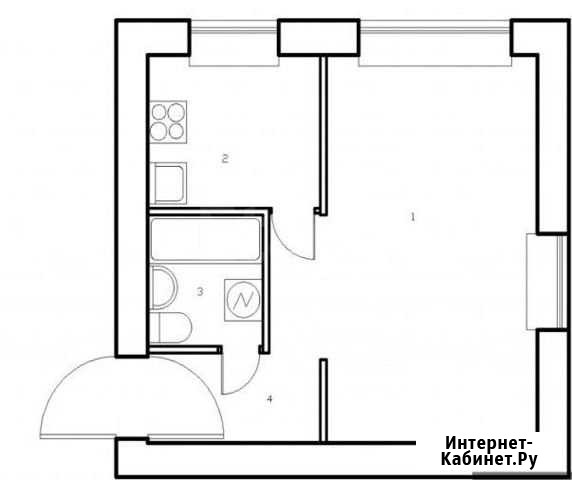 1-комнатная квартира, 31 м², 1/5 эт. на продажу в Коломне Коломна - изображение 1