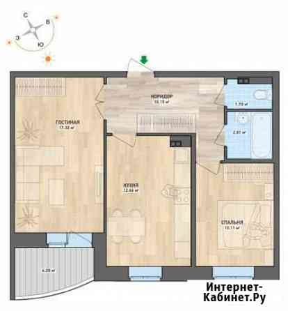 2-комнатная квартира, 55.8 м², 1/10 эт. на продажу в Каменске-Уральском Каменск-Уральский