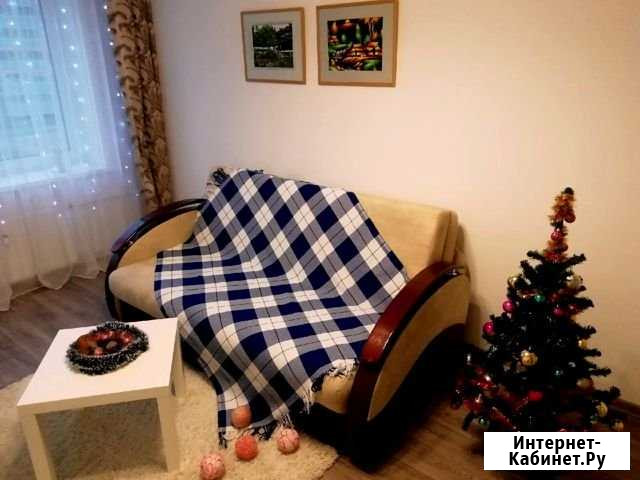 1-комнатная квартира, 34 м², 3/12 эт. в аренду посуточно в Мурино Мурино - изображение 1