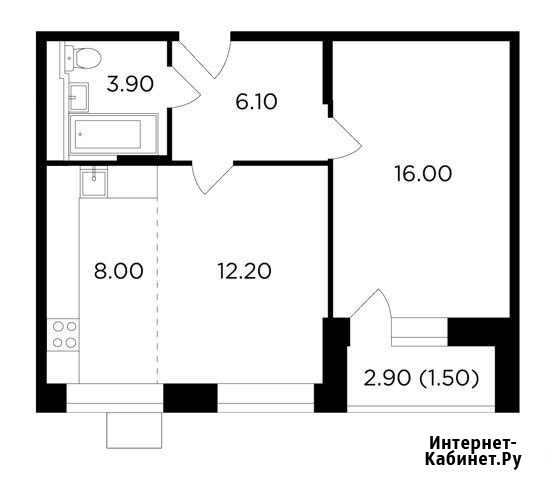 2-комнатная квартира, 47.7 м², 2/17 эт. на продажу в Мытищах Мытищи - изображение 1