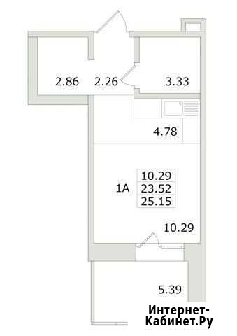 Квартира-студия, 29 м², 3/9 эт. на продажу в Иркутске Иркутск - изображение 1