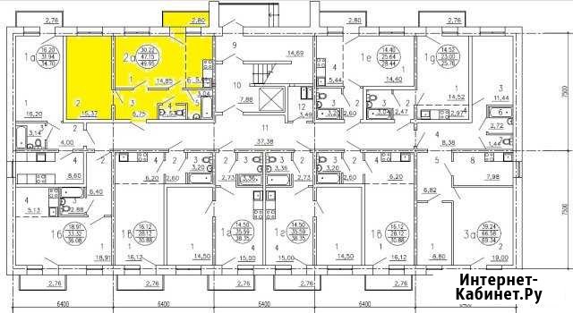 2-комнатная квартира, 47.2 м², 1/3 эт. на продажу в Иркутске Иркутск - изображение 1