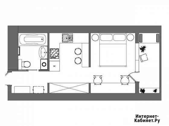 Квартира-студия, 42 м², 4/20 эт. на продажу в Краснодаре Краснодар