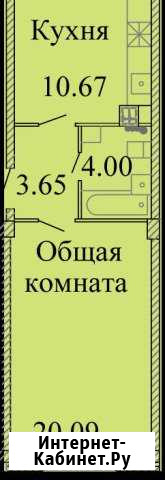 1-комнатная квартира, 38.6 м², 1/9 эт. на продажу в Пскове Псков - изображение 1