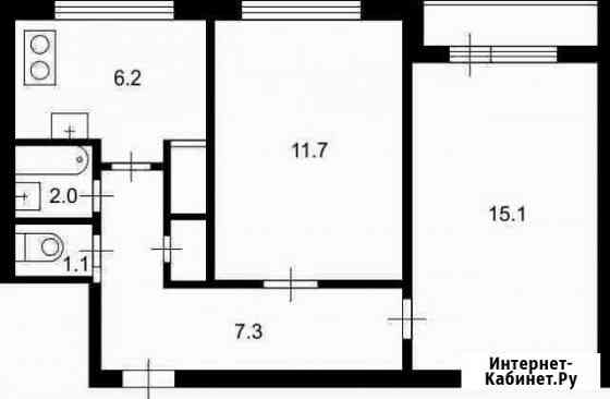 2-комнатная квартира, 44 м², 5/9 эт. на продажу в Коммунаре Коммунар