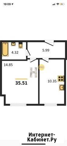 1-комнатная квартира, 36 м², 2/8 эт. на продажу в Калининграде Калининград - изображение 1