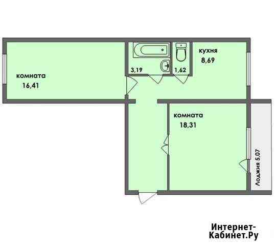 2-комнатная квартира, 60 м², 3/10 эт. на продажу в Челябинске Челябинск