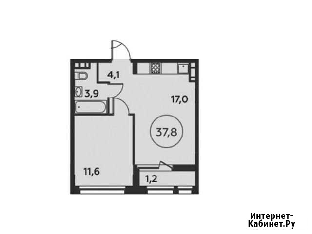 1-комнатная квартира, 37.8 м², 13/16 эт. на продажу в Коммунарке Коммунарка - изображение 1
