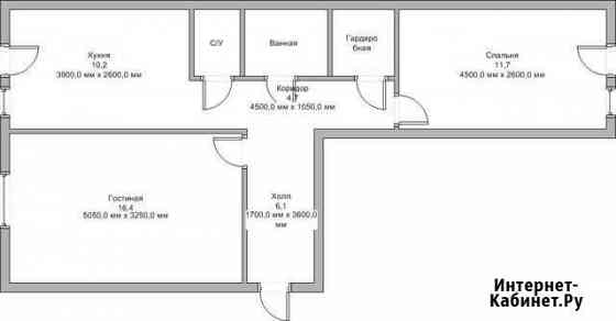 2-комнатная квартира, 55 м², 5/5 эт. на продажу в Ишиме Ишим