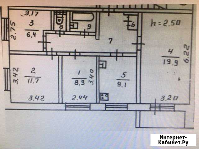 4-комнатная квартира, 70 м², 2/5 эт. на продажу в Братске Братск - изображение 1