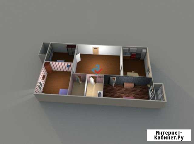 3-комнатная квартира, 71 м², 3/5 эт. на продажу в Бийске Бийск - изображение 1