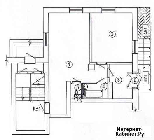 2-комнатная квартира, 60 м², 1/4 эт. на продажу в Железногорске Красноярского края Железногорск