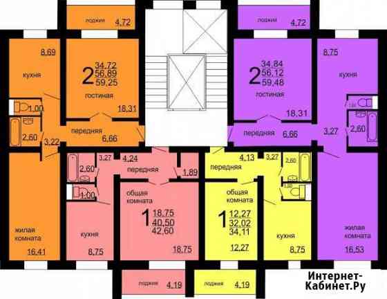 1-комнатная квартира, 43 м², 5/10 эт. на продажу в Челябинске Челябинск