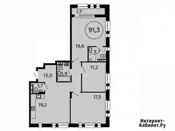 3-комнатная квартира, 91.3 м², 16/16 эт. на продажу в Коммунарке Коммунарка