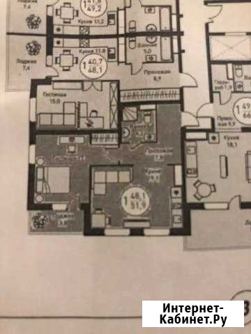 Комната 52 м² в 1-ком. кв., 14/20 эт. на продажу в Тюмени Тюмень - изображение 1