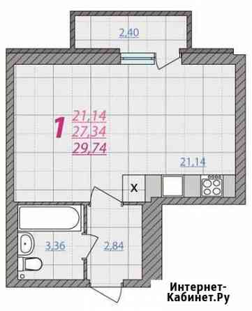 1-комнатная квартира, 29.7 м², 16/18 эт. на продажу в Твери Тверь