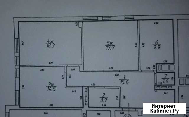 3-комнатная квартира, 81 м², 1/8 эт. на продажу в Калининграде Калининград - изображение 1