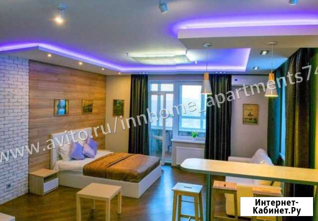 Квартира-студия, 50 м², 16/26 эт. в аренду посуточно в Челябинске Челябинск - изображение 1