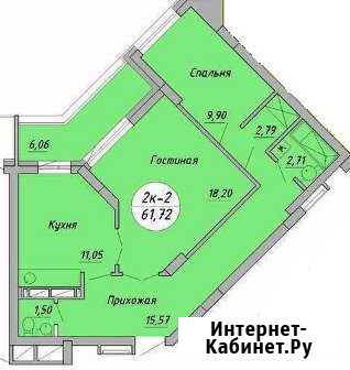 2-комнатная квартира, 65 м², 11/17 эт. на продажу в Новосибирске Новосибирск - изображение 1