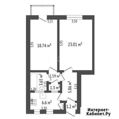2-комнатная квартира, 62.5 м², 3/3 эт. на продажу в Севастополе Севастополь