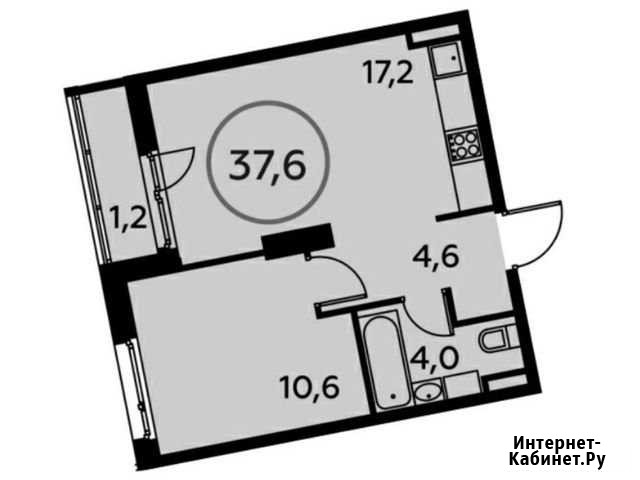 1-комнатная квартира, 37.6 м², 12/16 эт. на продажу в Коммунарке Коммунарка - изображение 1