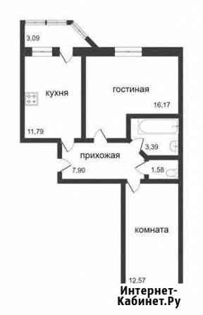2-комнатная квартира, 54 м², 19/20 эт. на продажу в Тюмени Тюмень