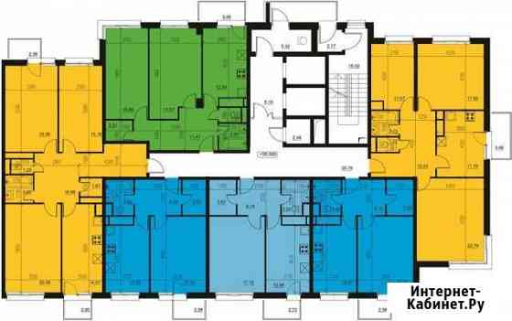 1-комнатная квартира, 43 м², 21/25 эт. в аренду на длительный срок в Красноярске Красноярск