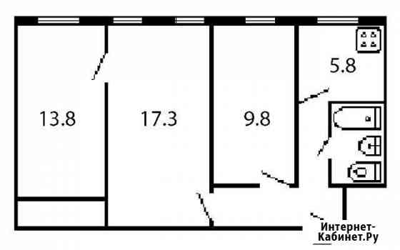 3-комнатная квартира, 53 м², 1/4 эт. на продажу в Челябинске Челябинск
