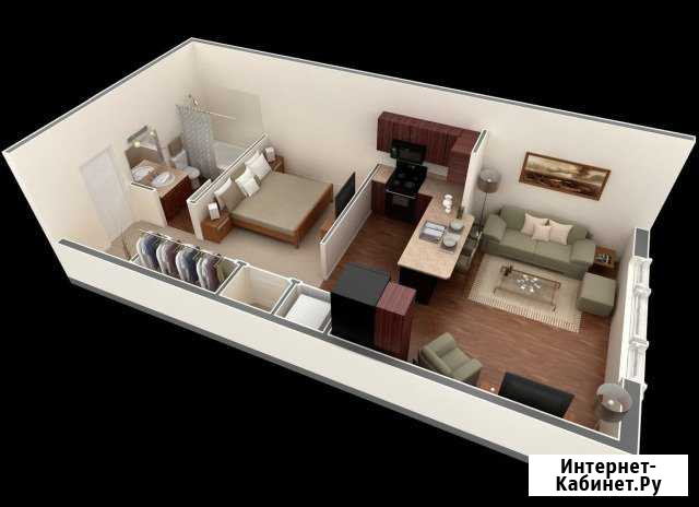 1-комнатная квартира, 26.3 м², 6/26 эт. на продажу в Ростове-на-Дону Ростов-на-Дону - изображение 1