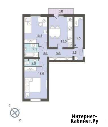 2-комнатная квартира, 67.6 м², 2/27 эт. на продажу в Екатеринбурге Екатеринбург - изображение 1