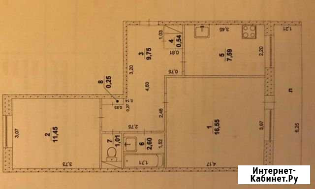2-комнатная квартира, 50 м², 1/5 эт. на продажу в Ульяновске Ульяновск - изображение 1