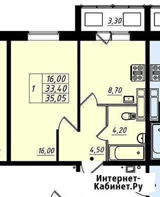 1-комнатная квартира, 39 м², 15/18 эт. на продажу во Всеволожске Всеволожск - изображение 1