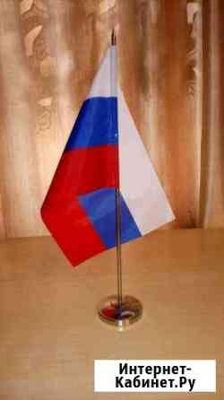 Флаг тканевый кабинетный, настольный, новый Ставрополь