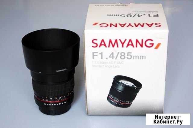Объектив Samyang F1,4/85 mm Canon Волгоград - изображение 1