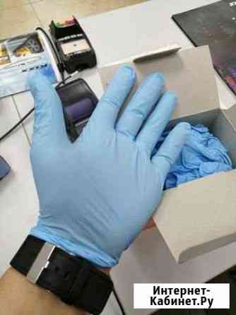 Перчатки нитриловые без присыпки Чебоксары