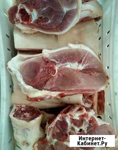Свежайшая охлажденная свинина (рубленная полутуша) Екатеринбург - изображение 1