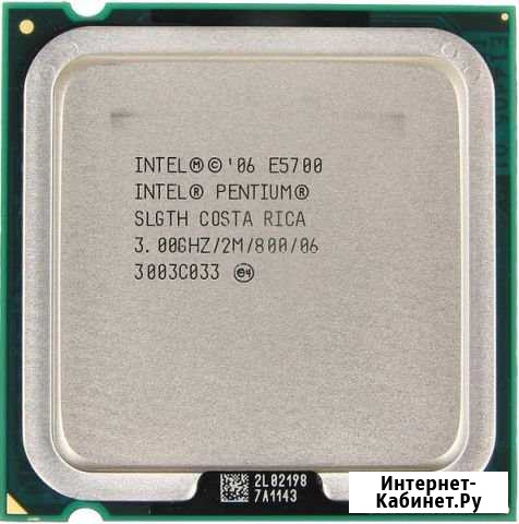 1300 Процессор LGA775 Intel Pentium Dual-Core E570 Челябинск - изображение 1