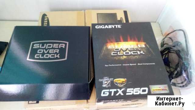 Видеокарта Gigabyte GeForce GTX560 OC (неисправна) Ульяновск - изображение 1