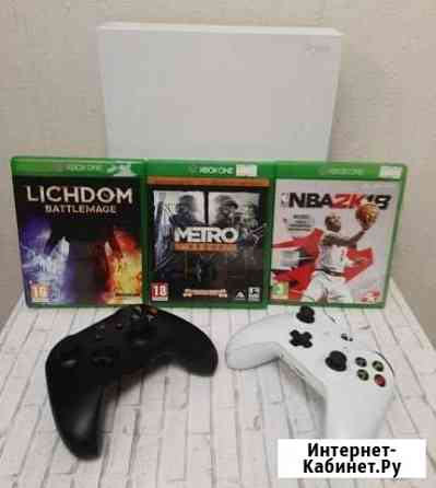 Игровая приставка Microsoft Xbox ONE S White 500Гб Серов