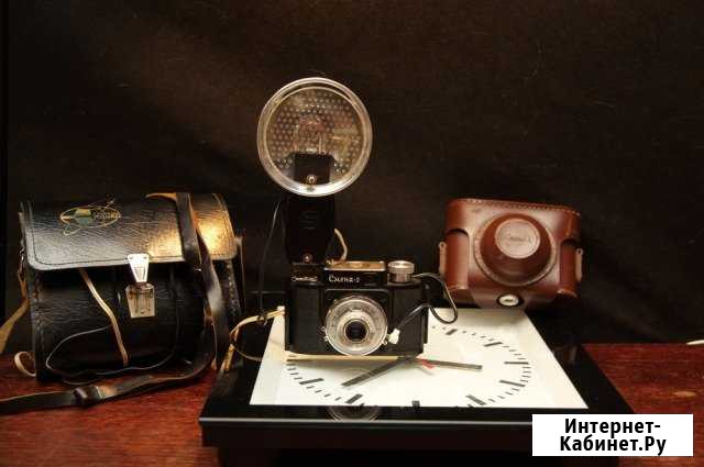 Фотоаппарат Смена-2 со вспышкой Чайка Одинцово - изображение 1