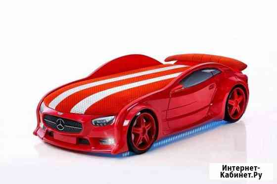 Детская кровать-машина Мерседес красный Белгород