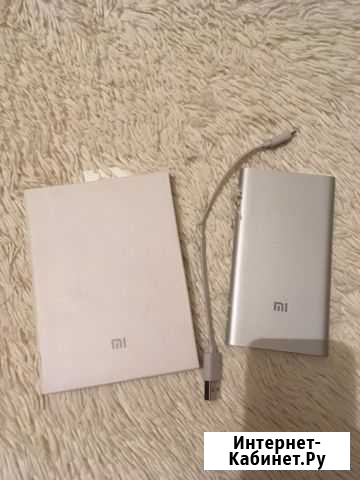 Портативный аккумулятор Xiaomi mi power 5000 mAh Красноярск - изображение 1