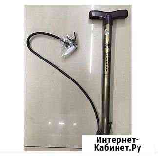 Насос велосипедный ручной металлический (59 см) Самара
