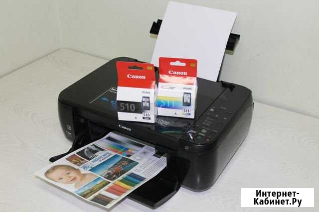 Мфу с Wi-Fi Canon Pixma MP495 (новые картриджи) Новосибирск - изображение 1